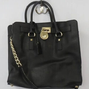 Michael Kors Hamilton Black Large Tote Bag